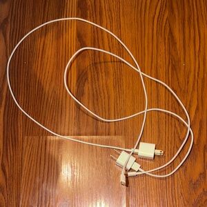 White Charging Cable and Adapter